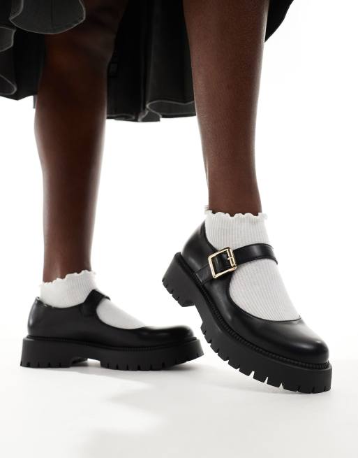 schuh – Lucille – Schuhe im Mary-Jane-Design in Schwarz