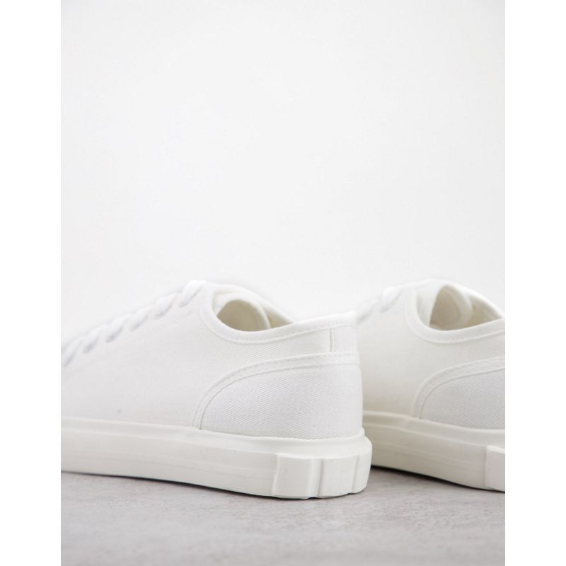 Donna Sneakers schuh - Marlo - Sneakers flatform bianche con suola preformata ed etichetta nera sul retro