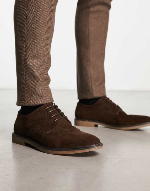 schuh Melvin Derby-schoenen in bruin ASOS