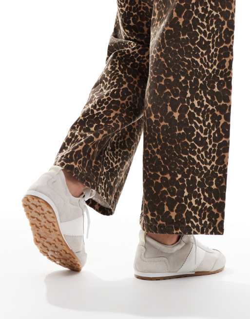 schuh - Meredith - Beige sneakers i rusking, 5 af 5