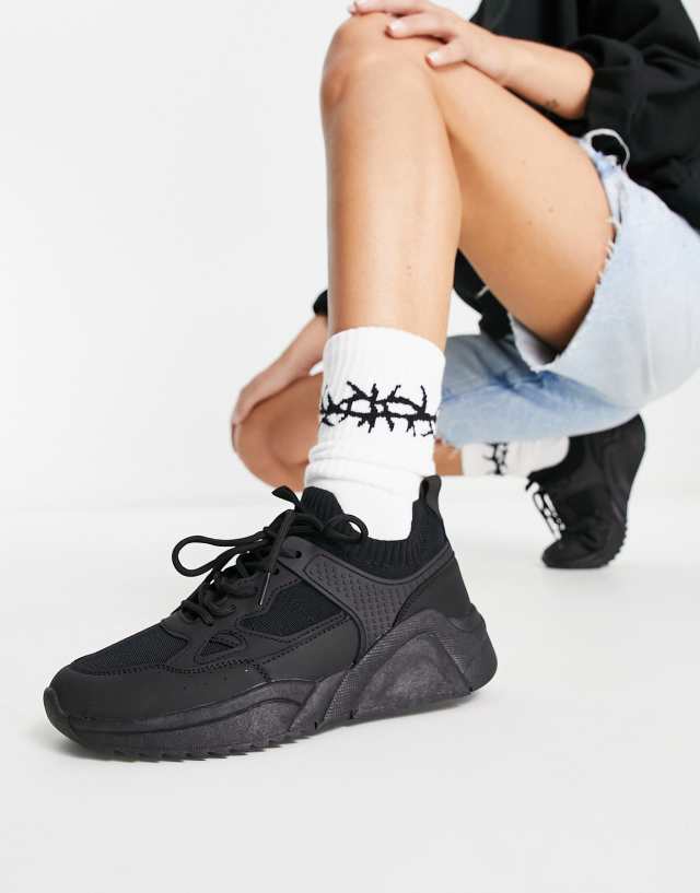 schuh Nava sneakers in black