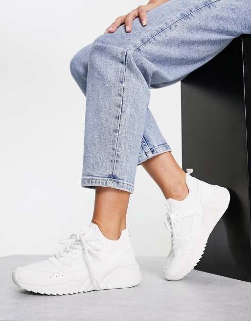schuh - Nava - Sneakers in wit 