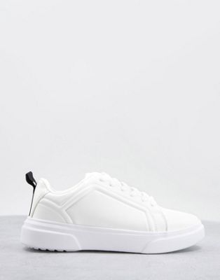 schuh Nika clean trainers in white