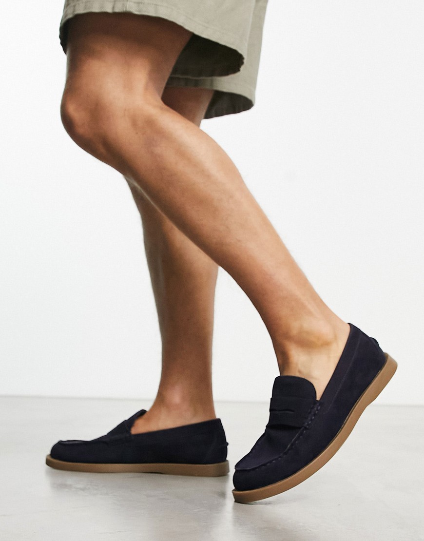 Pavel tassel loafers in navy
