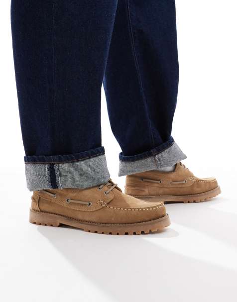 schuh - Princeton - Chaussures bateau en daim - Beige - view 1