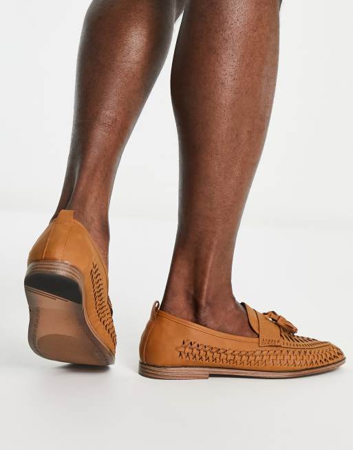 Schuh Radley tassel woven loafers in tan , 3 of 4