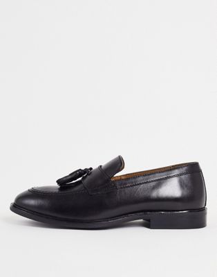 Schuh Raheem Loafers In Black Leather | ModeSens