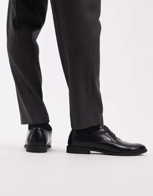 schuh - Rail - Scarpe stringate nere in pelle, 3 di 4