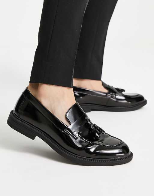 Schuh – Randall – Loafer in Schwarz mit Quasten