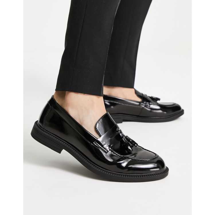 schuh Randall tassel loafers black | ASOS