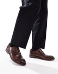 [Schuh] schuh Raven lace up brogues in brown leather 42 BROWN LEATHER