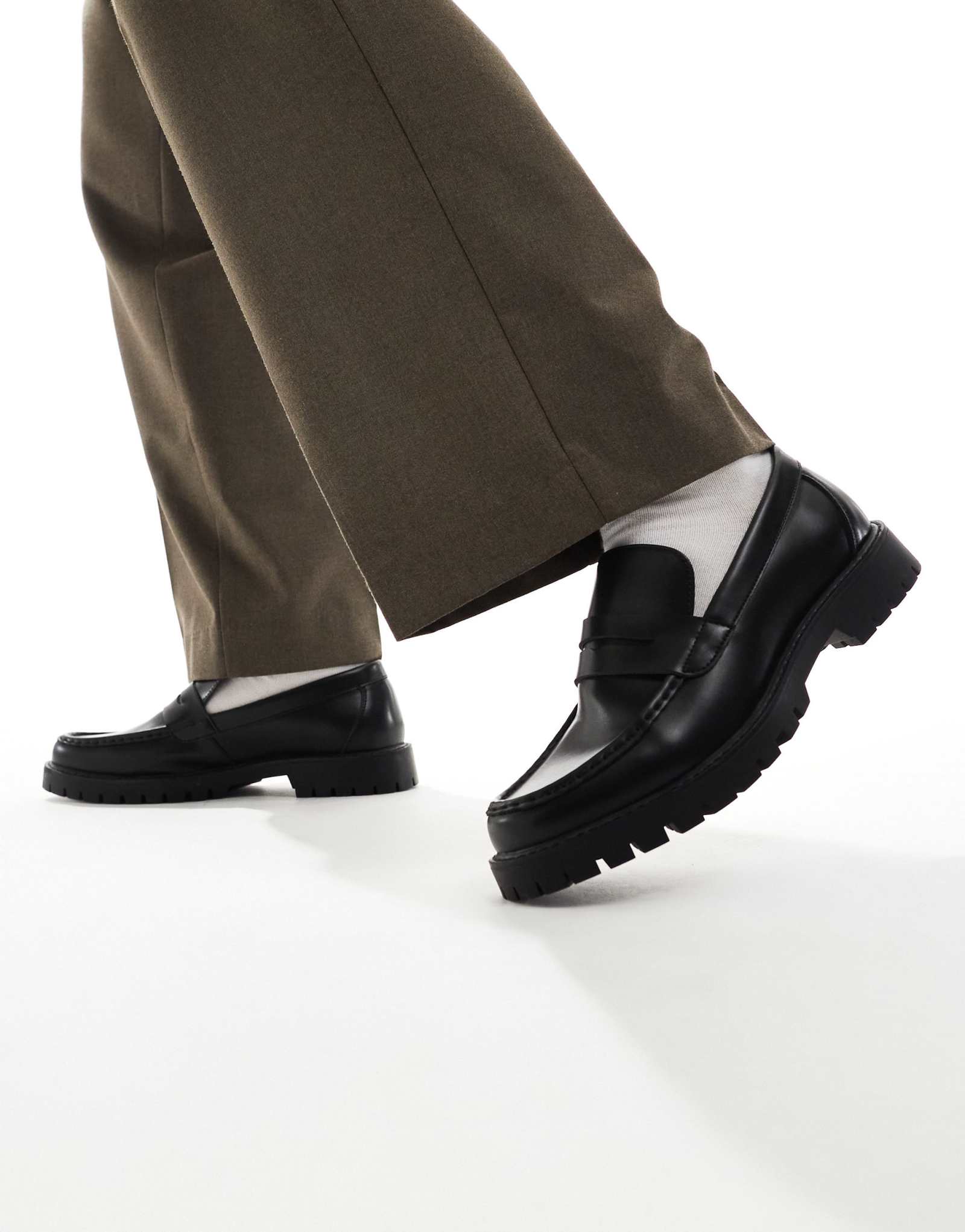 Мокасины Schuh Ravi из черного полиуретана