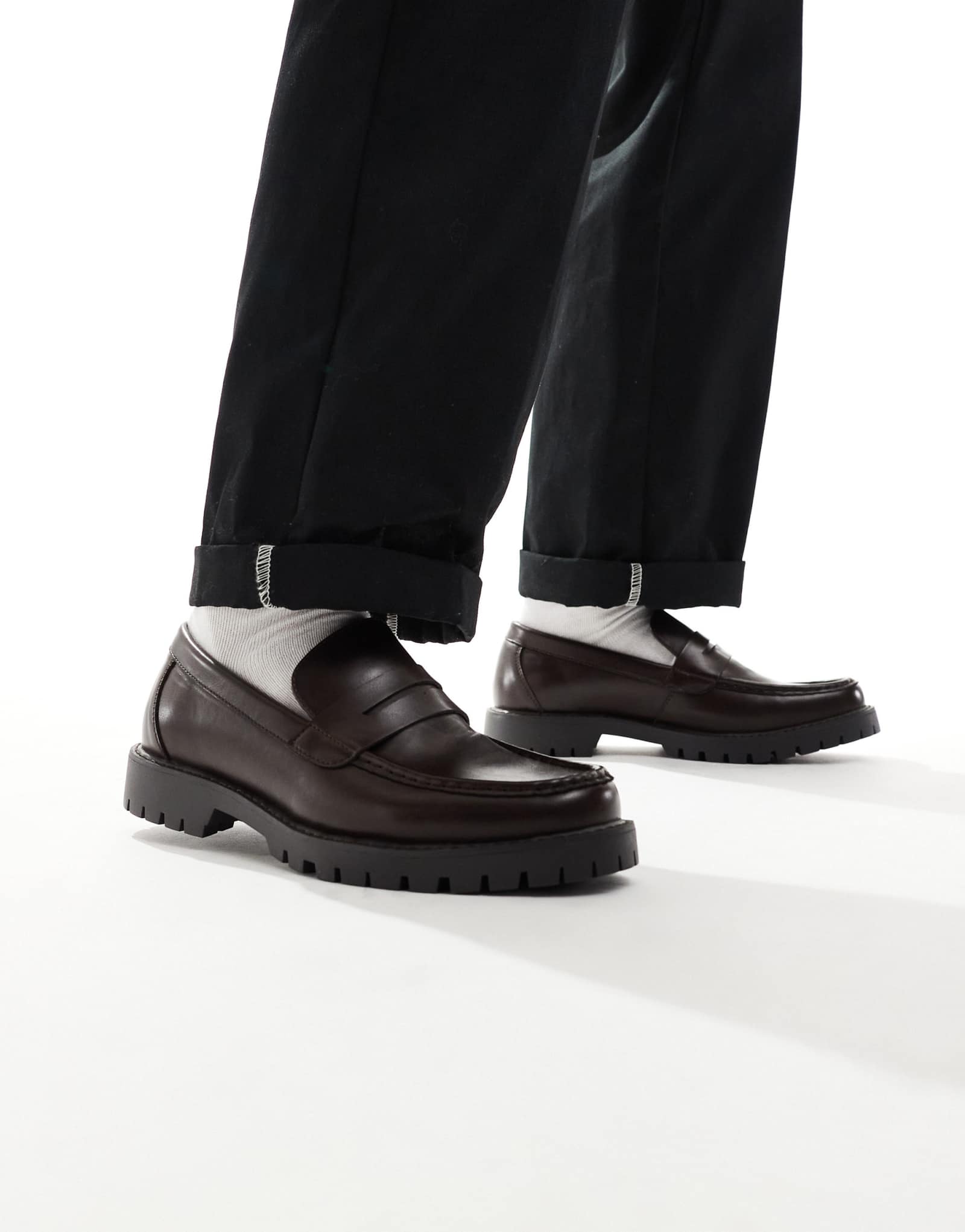 Мокасины Schuh Ravi из коричневой искусственной кожи