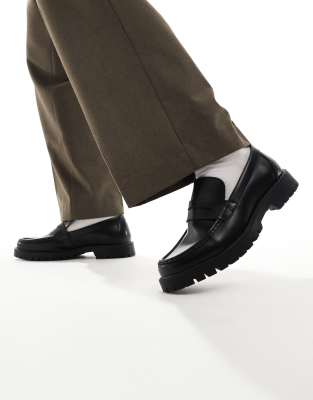 schuh - Ravi - Mocassins en PU - Noir