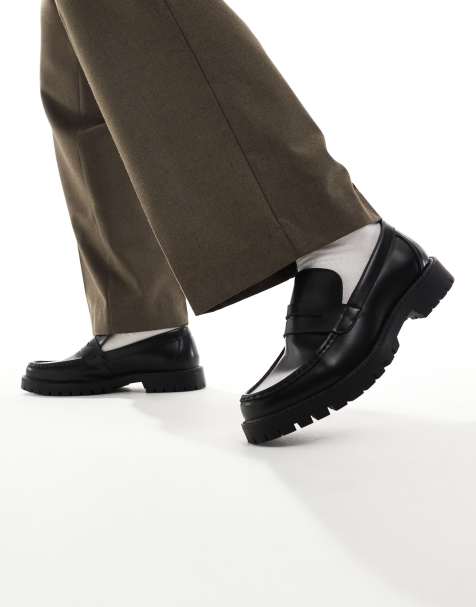 Schuh - Ravi - Sorte loafers i PU - view 1