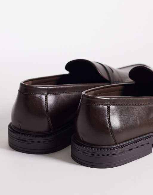 Schuh - Reagan - Mocassini marroni, 3 di 4