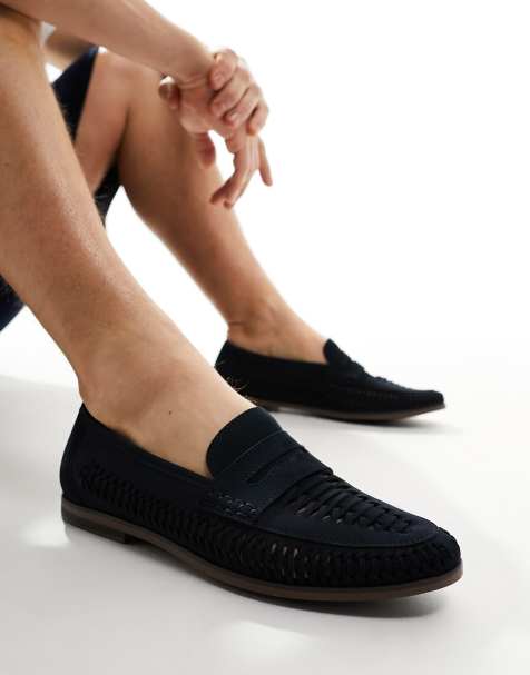 schuh - Reem - Mocassins tressés - Bleu marine - view 1
