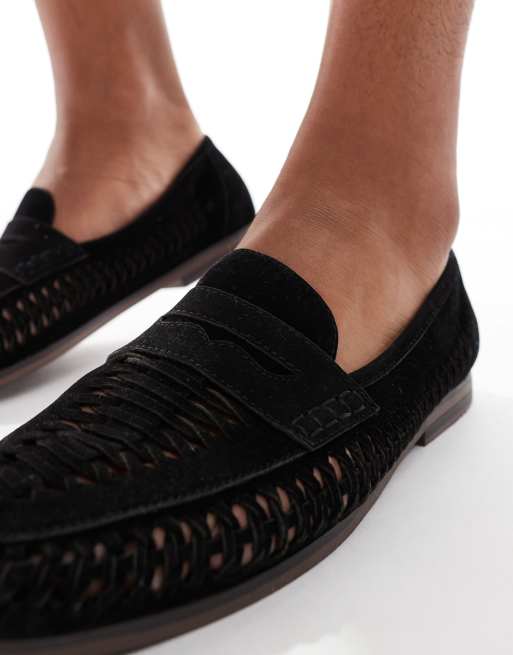 schuh - Reem - Mocassins tressés - Noir, 2 de 4