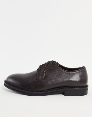 Schuh reggie lace up shoes in brown leather