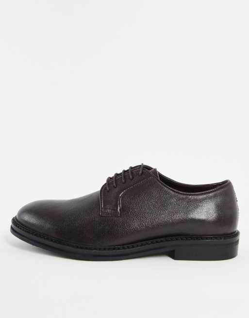 schuh - Reggie - Scarpe stringate in pelle marrone 