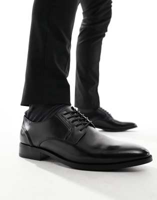 Reilly derby shoes in black leather