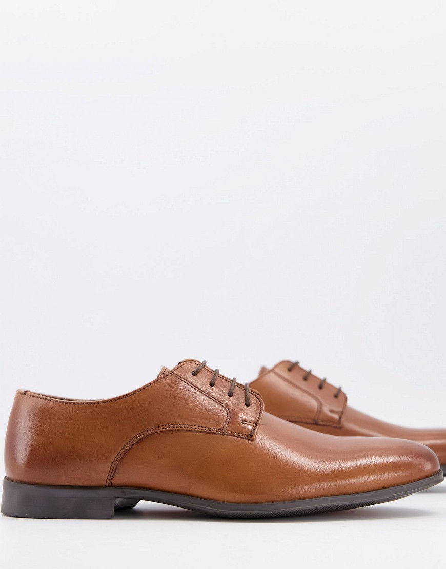 Schuh – Remi – Bruna derbyskor i läder-Ljusbrun