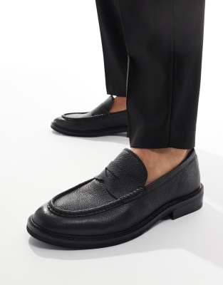 schuh - Rhodes - Mocassins en cuir - Noir