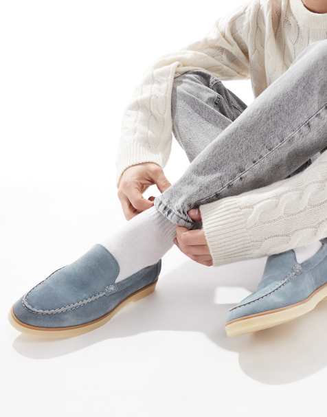 schuh - Riggs - Mocassins en daim - Bleu - view 1