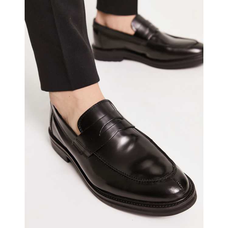 Penny loafers shoe store shine