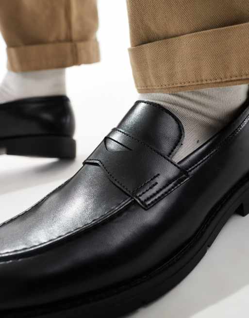 schuh – Rogan Classic – Czarne loafersy, 2 z 4