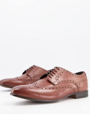 Schuh – Rowen – Schuhe im Budapester-Stil aus braunem Leder