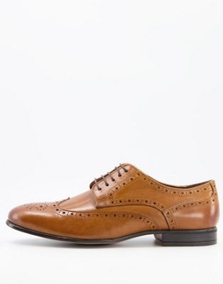 Schuh – Rowen – Schuhe im Budapester-Stil aus hellbraunem Leder