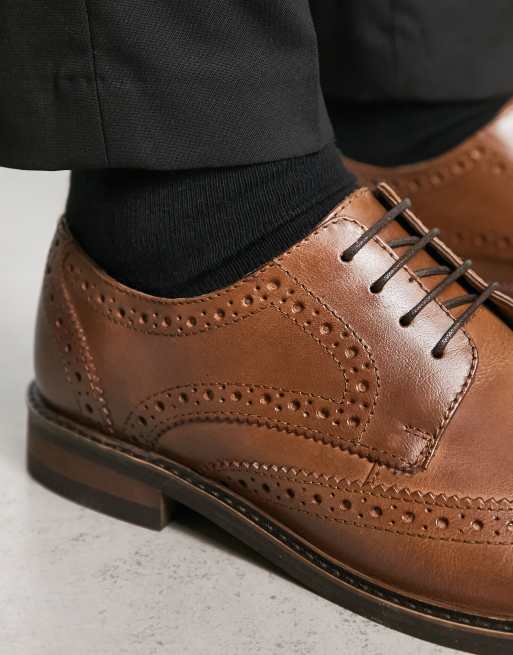 Asos hot sale tan brogues