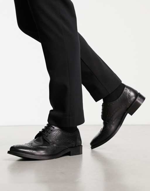 Schuh - Rowland - Sorte brogues i læder 