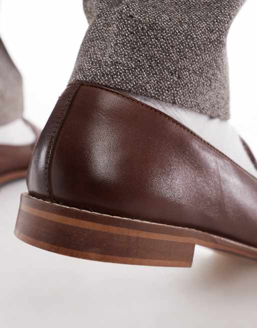schuh Rune loafers in brown leather, 2 of 4