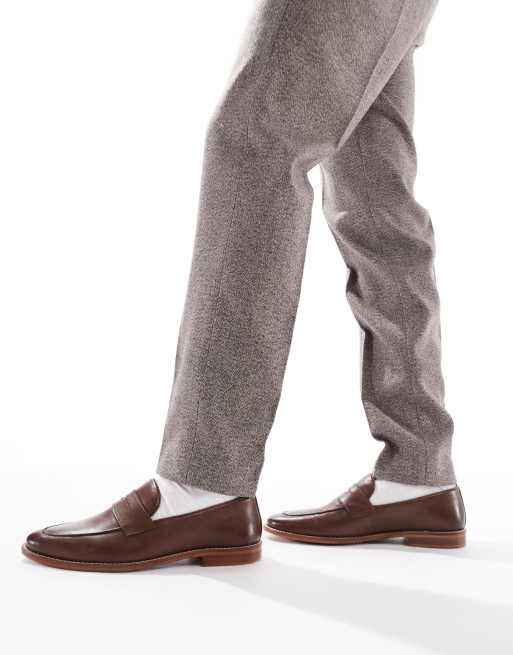 schuh Rune loafers in brown leather, 3 of 4