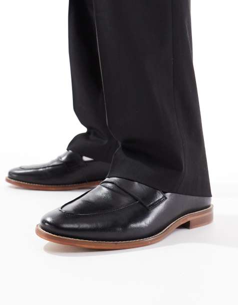 schuh - Rune - Mocassini neri in pelle - view 1