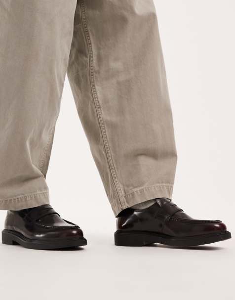 schuh - Rykard - Brune loafers med poleret finish - view 1