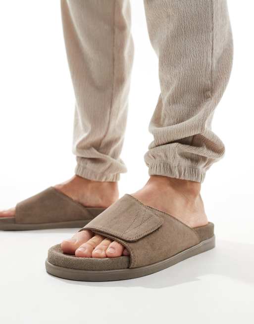 schuh - Samuel - Sandali in camoscio color talpa