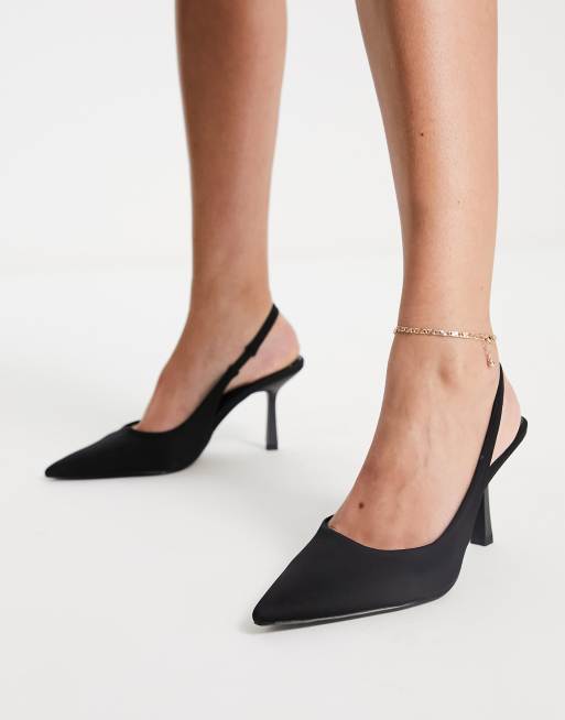 Schuh - Solange - Sorte sko med hæle