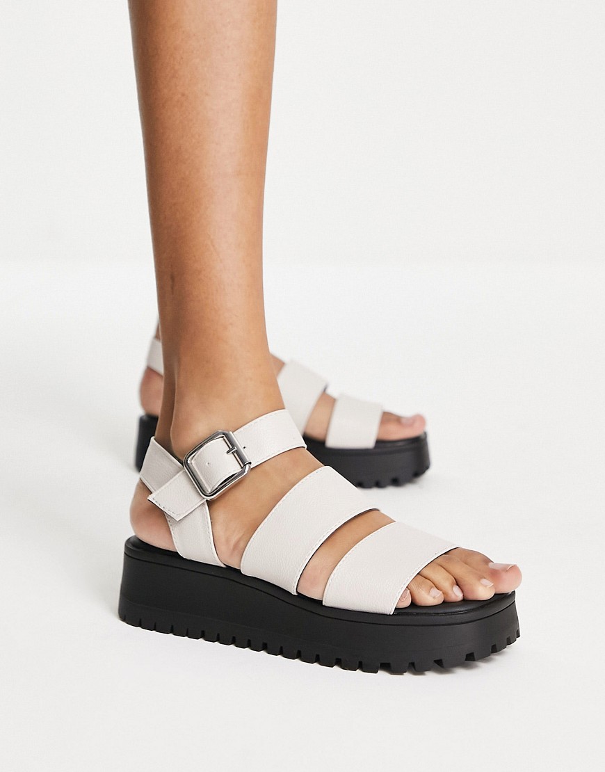 Schuh Tala chunky sandals in white