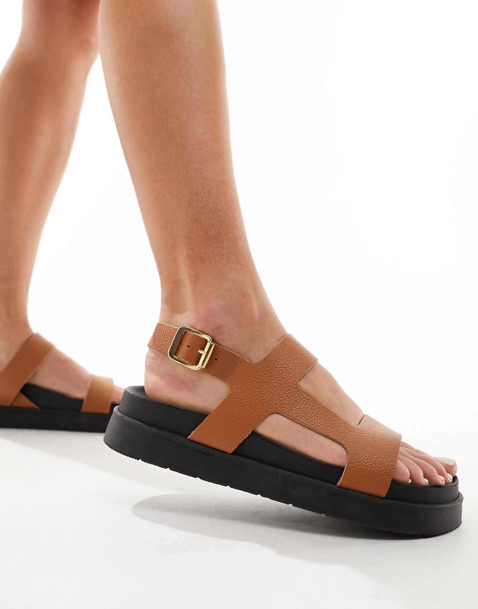 босоножки schuh Tasmin из коричневой кожи