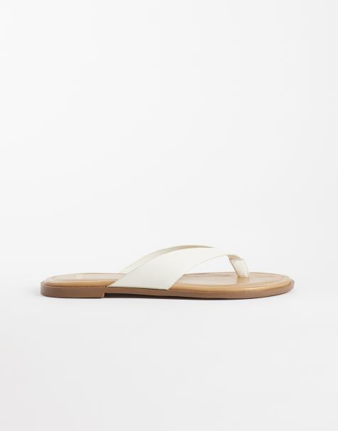 Schuh - Thailand - Chanclas blancas de cuero - view 1