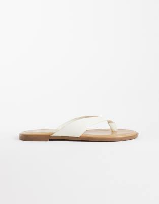 вьетнамки schuh Thailand из белой искусственной кожи white leather