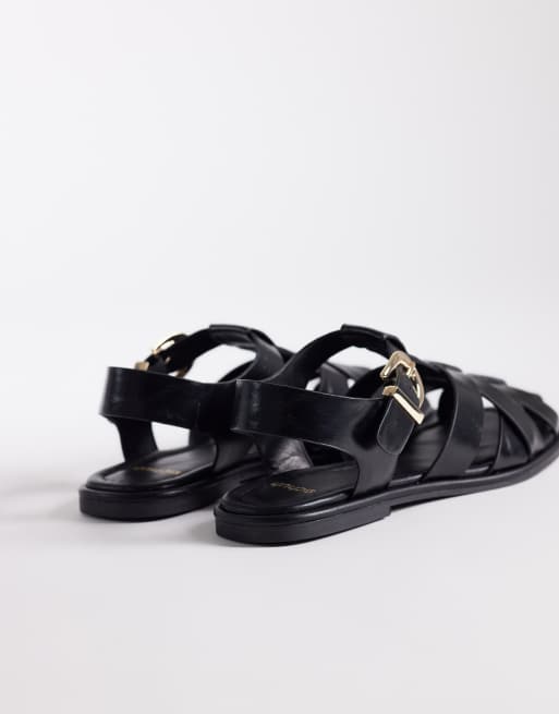 schuh – Thatcher – Römersandalen in Schwarz, 4 von 4