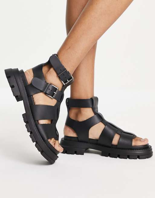 Schuh black online sandals