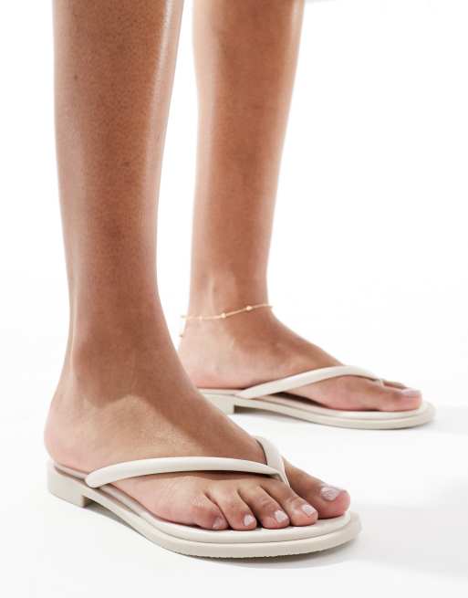 Schuh - Tulia - Teenslippers in wit, 3 van 4