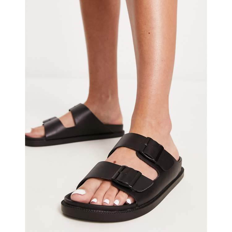 Double discount strap slides