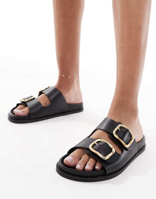 送料&関税込み★TB★DOUBLE T BUCKLE HEELED SANDAL★選択2色 Double T Buckle Sandal: Women's Designer Sandals | Tory Burch