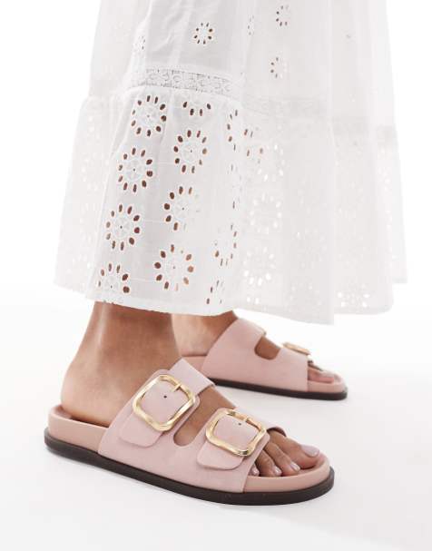 schuh - Tylee - Sandales en daim à deux boucles - Rose - view 1